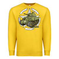 Lemon Sherman M4A1 WWII Army Tank History Vintage Premium Sweatshirt - longCreatives