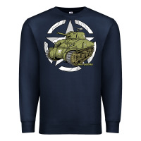 Sherman M4a1 Wwii Army Tank History Vintage Premium Sweatshirt | Teevron