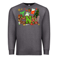 Charcoal Heather cna christmas Premium Sweatshirt - AdoDesignShop