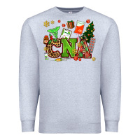 Heather Grey cna christmas Premium Sweatshirt - AdoDesignShop