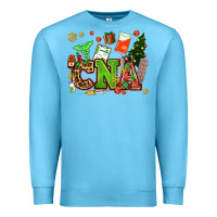 Ocean Blue cna christmas Premium Sweatshirt - AdoDesignShop