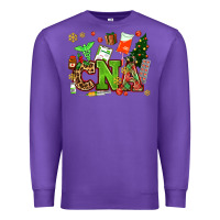 Purple cna christmas Premium Sweatshirt - AdoDesignShop