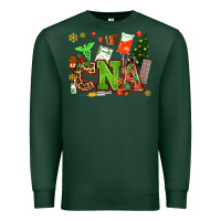 Sports Green cna christmas Premium Sweatshirt - AdoDesignShop