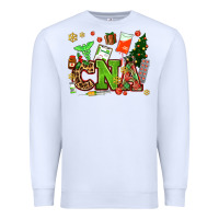 White cna christmas Premium Sweatshirt - AdoDesignShop