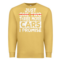 Antique Gold Just One More Car I Promise Mechanic Gift Car Lover Garage Premium Sweatshirt - longCreatives