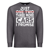 Charcoal Heather Just One More Car I Promise Mechanic Gift Car Lover Garage Premium Sweatshirt - longCreatives