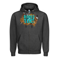 Charcoal Heather rodeo time  with leopard and cowhide Zipper Hoodie - Artiststas