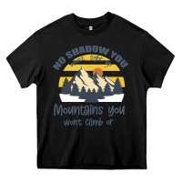 Black Christian No Shadow You Wont Light Up No Mountain Heavy Core Tee - Bettercallsaul