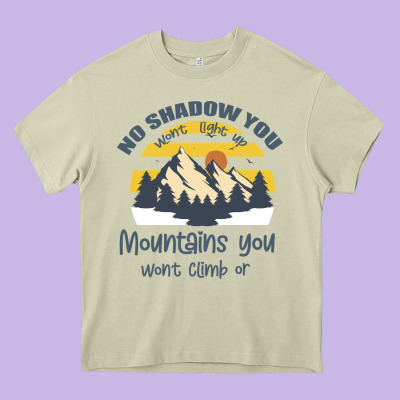 Christian No Shadow You Wont Light Up No Mountain Heavy Core Tee Designed By Bettercallsaul