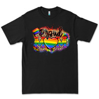Black Proud Mom leopard Premium Tee - NancyCooperArtShop