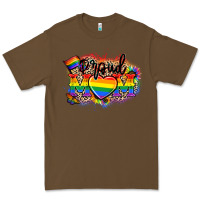 Cacao Proud Mom leopard Premium Tee - NancyCooperArtShop