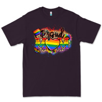 Plum Proud Mom leopard Premium Tee - NancyCooperArtShop