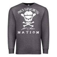 Charcoal Heather kenny chesney, no shoes nation vintage Premium Sweatshirt - longCreatives