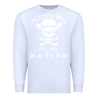 White kenny chesney, no shoes nation vintage Premium Sweatshirt - longCreatives