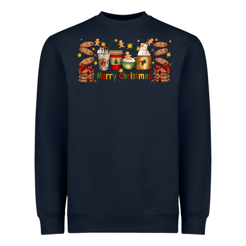Christmas Coffee Cups Heavyweight Sweatshirt by Artiststas | Teevron