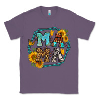 Lavender sunflowers hexagon frame mama Classic Tee - Jasminsmagicworld