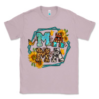 Lilac sunflowers hexagon frame mama Classic Tee - Jasminsmagicworld