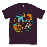 Plum sunflowers hexagon frame mama Classic Tee - Jasminsmagicworld