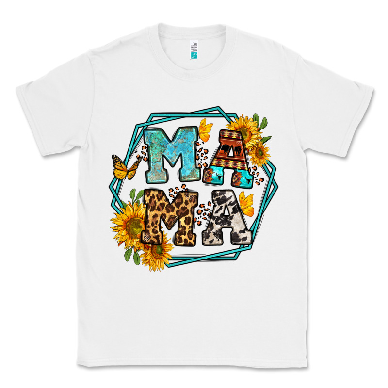 Sunflowers Hexagon Frame Mama Classic Tee by Jasminsmagicworld | Teevron