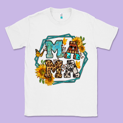 Sunflowers Hexagon Frame Mama Classic Tee Designed By Jasminsmagicworld