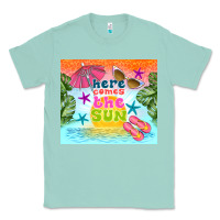 Seafoam here comes the sun Classic Tee - TumblerDesignByShophia