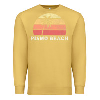 Antique Gold Pismo Beach CA Vintage 70s Retro Throwback Design Premium Sweatshirt - longCreatives