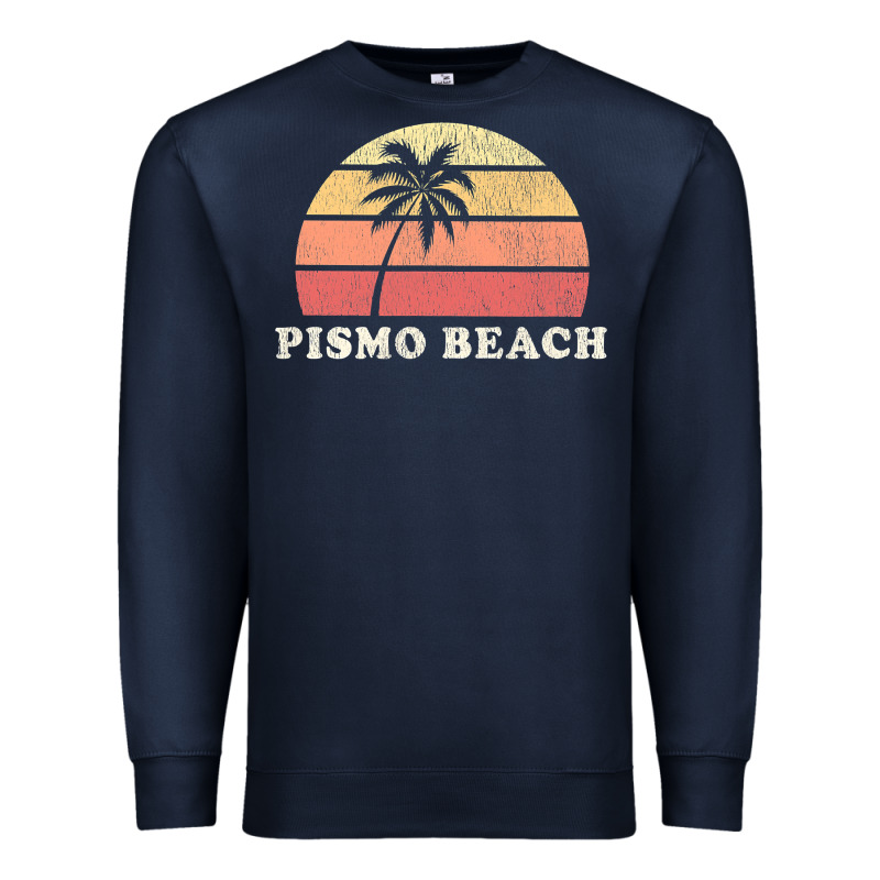 Pismo Beach Ca Vintage 70s Retro Throwback Design Premium Sweatshirt by longCreatives | Teevron