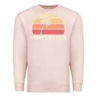 Pale Pink Pismo Beach CA Vintage 70s Retro Throwback Design Premium Sweatshirt - longCreatives