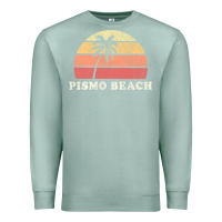 Seafoam Pismo Beach CA Vintage 70s Retro Throwback Design Premium Sweatshirt - longCreatives