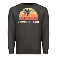 Smoke Pismo Beach CA Vintage 70s Retro Throwback Design Premium Sweatshirt - longCreatives