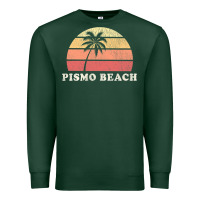 Sports Green Pismo Beach CA Vintage 70s Retro Throwback Design Premium Sweatshirt - longCreatives