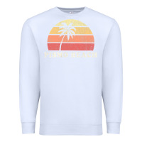 White Pismo Beach CA Vintage 70s Retro Throwback Design Premium Sweatshirt - longCreatives