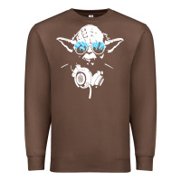 Chestnut DJ Yoda Premium Sweatshirt - longCreatives