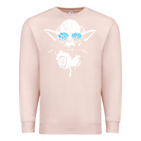 Pale Pink DJ Yoda Premium Sweatshirt - longCreatives
