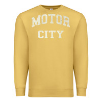 Antique Gold Classic Motor City Detroit Varsity Premium Sweatshirt - longCreatives