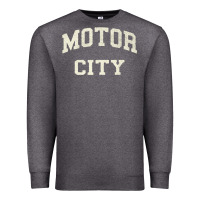 Charcoal Heather Classic Motor City Detroit Varsity Premium Sweatshirt - longCreatives