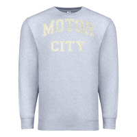 Heather Grey Classic Motor City Detroit Varsity Premium Sweatshirt - longCreatives
