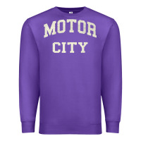 Purple Classic Motor City Detroit Varsity Premium Sweatshirt - longCreatives