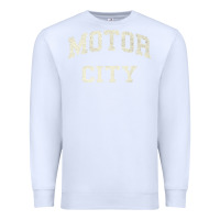 White Classic Motor City Detroit Varsity Premium Sweatshirt - longCreatives