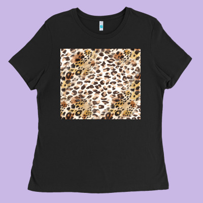 Leopard Ladies Tee Designed By Tumblerdesignbyshophia