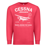 Cardinal cessna distressed Premium Sweatshirt - longCreatives