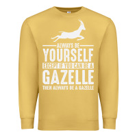 Antique Gold Gazelle Gift Lover Premium Sweatshirt - longCreatives
