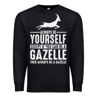 Black Gazelle Gift Lover Premium Sweatshirt - longCreatives