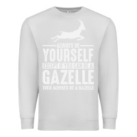 Dove Grey Gazelle Gift Lover Premium Sweatshirt - longCreatives