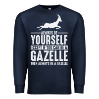 Navy Gazelle Gift Lover Premium Sweatshirt - longCreatives