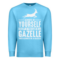 Ocean Blue Gazelle Gift Lover Premium Sweatshirt - longCreatives