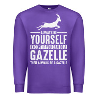 Purple Gazelle Gift Lover Premium Sweatshirt - longCreatives
