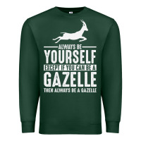 Sports Green Gazelle Gift Lover Premium Sweatshirt - longCreatives