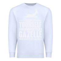 White Gazelle Gift Lover Premium Sweatshirt - longCreatives