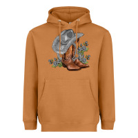 Meerkat gray cowgirl and roses Heavyweight Hoodie - AdoDesignShop